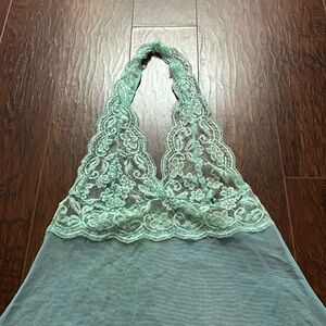 Tiffany Blue Sexy Lace Slip
